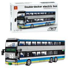 Конструктор дитячий "Автобус двоповерховий" 32,8 см, 491 деталь 4974