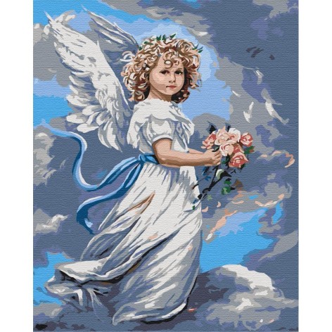 Картина по номерам: Небесный ангел