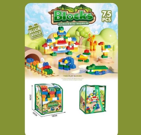 Конструктор в сумці 75дет. 22*20*17 