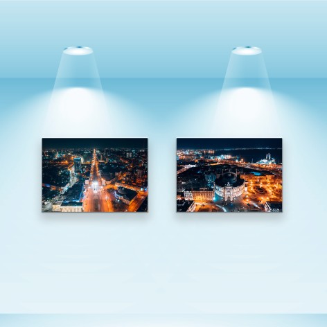 Набір постерів Riviera Blanca "Нічні міста" 40x28 см, 2 шт (PS-005)