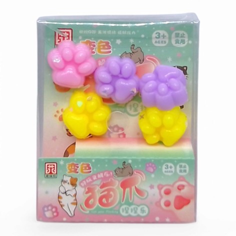 Лапка-антистрес таба, міні, 2,5 см, 5 штук