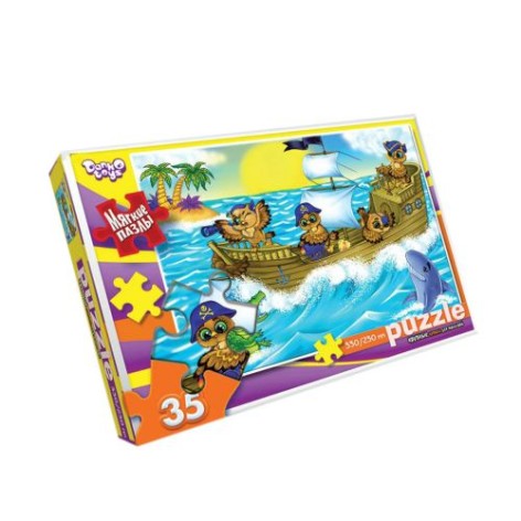 М'які пазли "Сови пірати", 35 елементів