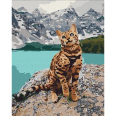Картина за номерами: Улюбленець в горах 40*50 BS33346