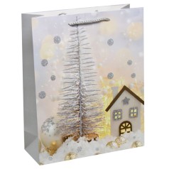 Пакет подарочный 32 х 26 см елка