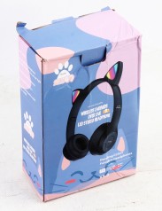 УЦЕНКА 30% Наушники Bluetooth с ушками и LED-подсветкой MZ-47 складные //