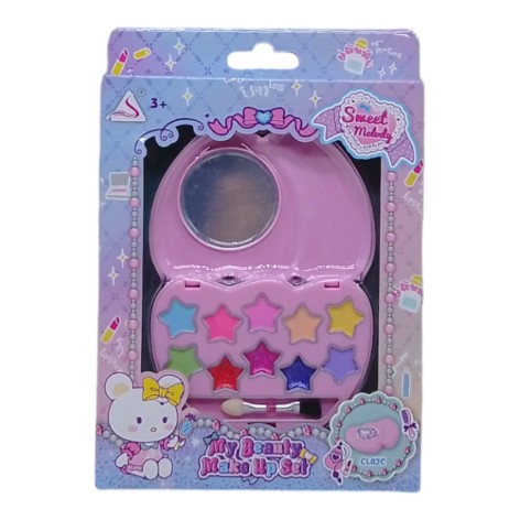 Набор косметики с зеркальцем в коробке J-520AB р.20*16*3см