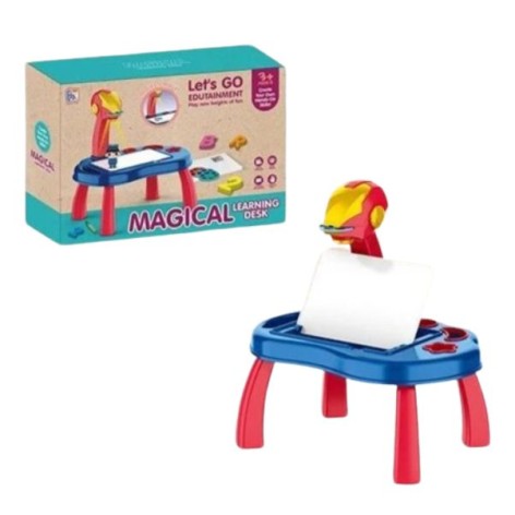 Столик з проєктором Т 06 (24/2) підсвічування, проєктор, маркери, цифри, літери англ. алфавіту, у коробці