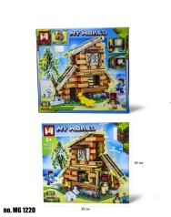 Конструктор MINECRAFT MG1220 (541+ ДЕТАЛІВ) 39*36*7см //