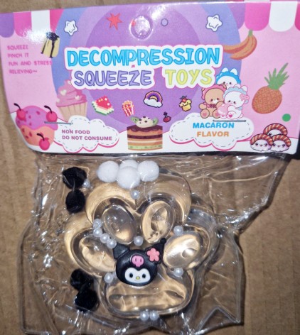 Сквіш ЛАПКИ KUROMI 7х7см