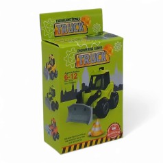 Конструктор пластиковый "Трактор. Бульдозер", зеленый