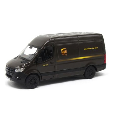 Модель автобус MERCEDES-BENZ 5'' KT5430W Sprinter UPS метал.інерц.відкр.кор