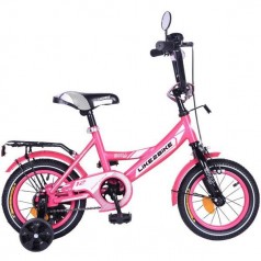 Велосипед детский 2-х колес.12'' 211205(1 шт)Like2bike Sky, розовый, рама сталь, со звонком, руч.тормоз, сборка 75%