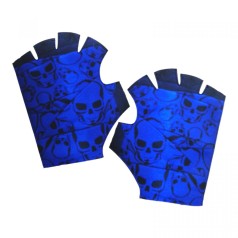 Игровые перчатки "Cobalt Skulls (Кобальтовые черепа)"