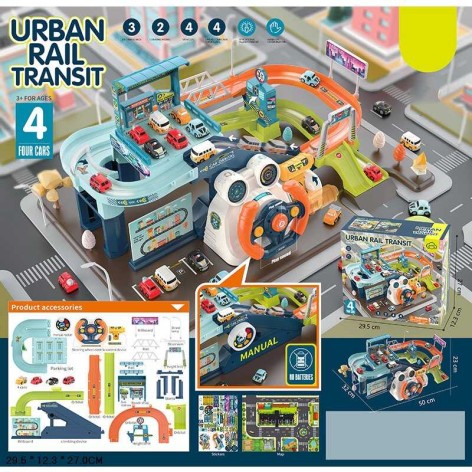 Парковка руль на батар., песни англ. языке, звуковые эффекты, в коробке 