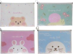 Папка для тетрадей А4+ на змейке 