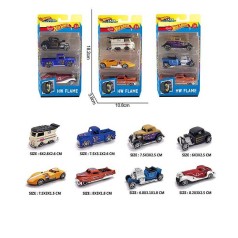 Набір машин 3 види, довжина 7.5 см, масштаб 1:64, металопластикові, в кор, мікс видів 