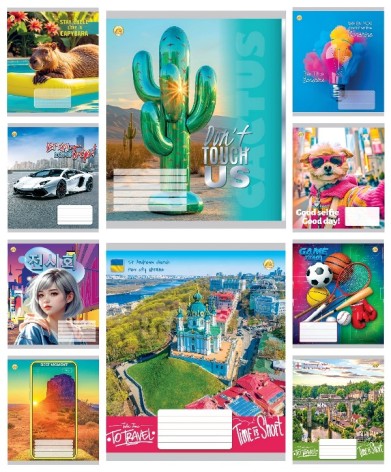 Тетрадь 18 лист.клетка Твердая ТА51201 18КВ2 МИКС, 20/400, 10к. цена за 20 шт.