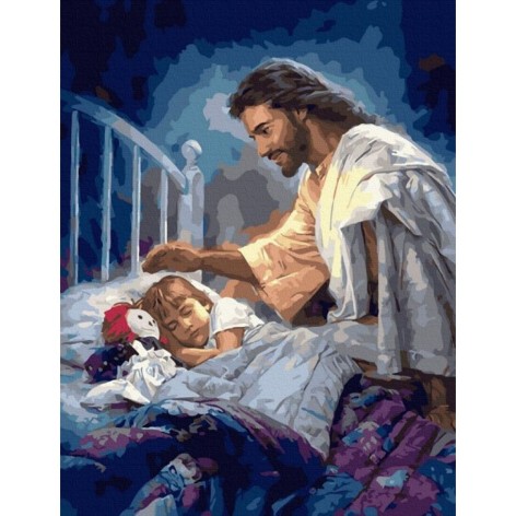 Роспись по номерам Ангел-хранитель