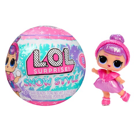 Игровой набор с куклой L.O.L. SURPRISE! - СНЕЖНЫЙ СТИЛЬ (в ассортименте, в дисплее)