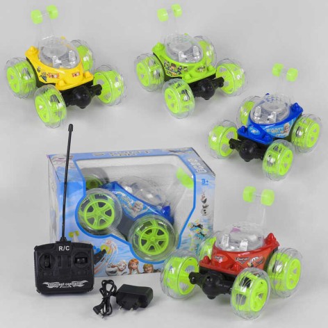 Р/К машина 4 види, заряджається від мережі 220 V, світло, звук, кор. 