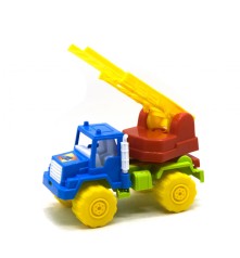 Машинка зі сходами синій