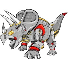 Набор для росписи по номерам Космический носорог Strateg размером 30х30 см (ES159)