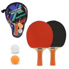 Набор для игры в настольный теннис - 2 ракетки и 2 мячика в сумке TT2673