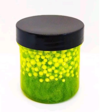Кристальный слайм Кранч перламутровый зеленый (125 гр)