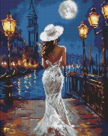 Алмазная мозаика - "У причала" ©art_selena_ua, 40х50см