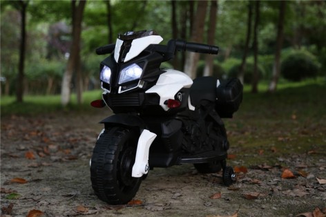 Електромобіль дитячий JC919 EVA WHITE мотоцикл 6V4.5AH двигун 1*25W з MP3 90*42*58