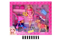 Кукла Барби с собачками и аксес. в коробке 40*32,5*6 см