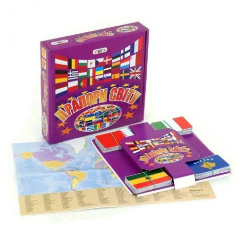 Настільна гра "Прапори світу" (укр)