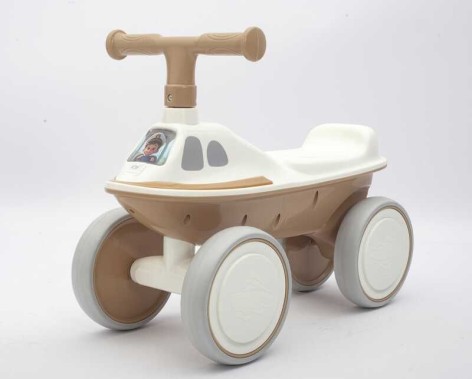 Велобег JOY 4-х колесный (колеса PU, рама пластик, озвучивание и подсветка, в коробке)