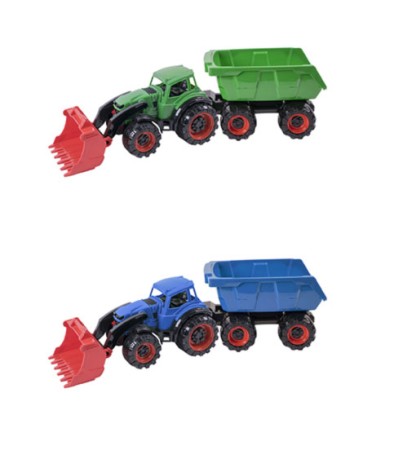 Трактор іграшковий Оріон Техас навантажувач з причепом