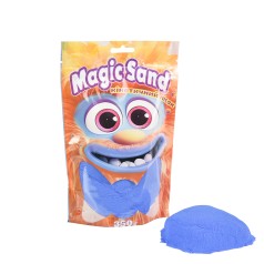 Кінетичний пісок Magic sand в пакеті 39402-9 синій, 0,350 кг Стратег /40/