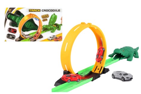 Трек з запуском "Crocodile" в кор.45,5*26,5*8,5см 