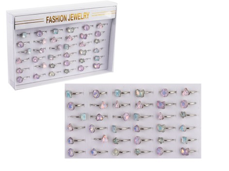 Дитяча каблучка A-Toys металева мікс видів (30/1080)