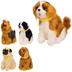 М'яка інтерактивна іграшка собачка, 5 видів, розмір іграшки – 20 см
