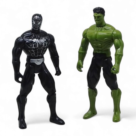 Набор фигурок супергероев Человек паук и Халк 32 см