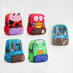 Рюкзак мікс видів, тваринка, 4 види, у п/е 
