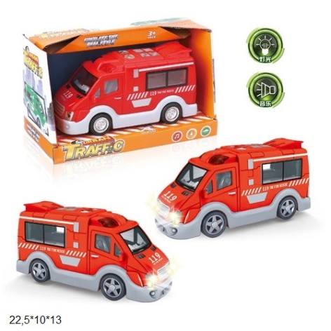 Автобус пожежна ST66-21 інерц.батар.муз.світ.кор.22,5*10*13 