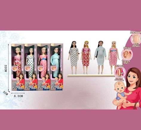 Лялька 4 види, в кор.,  мікс видів 