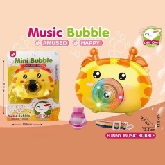 Камера з мильними бульбашками на листі  