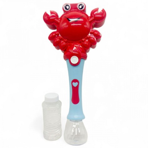 Набір для пускання мильних бульбашок XIN XING HENG TOYS "Пузирькомет Краб" з звуковими та світловими ефектами (XH-019)