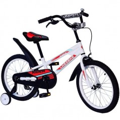 Велосипед детский 2-х колес.12'' 211206 (1 шт) Like2bike Rider, белый, рама сталь, со звонком, ручной тормоз, сборка 75%