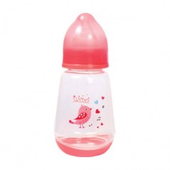 Бутылочка для кормления, 150 мл, 0 месяцев, розовый