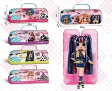 Кукла LOL AA-1663 FASHION DOLL капсула 30см //