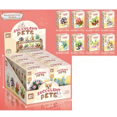 Конструктор квіти у горщику, від 115дет, в кор-ці, (8видів) /10/80/8шт в кор.21-14,5-25,5см