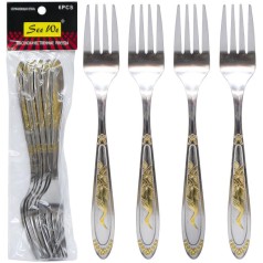 Вилка столова "Золотий птах" 21см X3-191, 6 шт. в уп. //