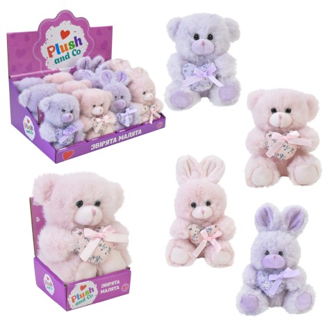 Мягкая игрушка Plush and Co 13 см , 4 вида /12/144/12шт в кор. 9*8*13см, в диспл.боксі 38*26*14см